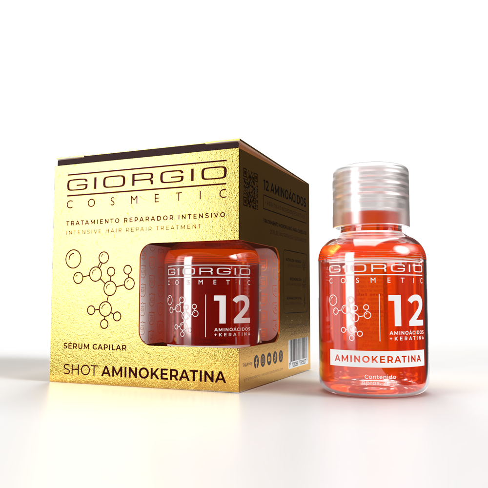 AMPOLLETA AMINOKERATINA CAJA X 4 UNIDADES - 20 mL