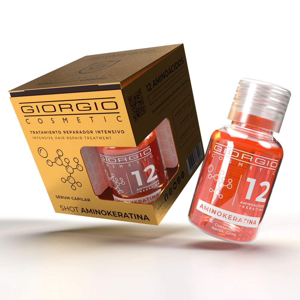 AMPOLLETA AMINOKERATINA CAJA X 4 UNIDADES - 20 mL