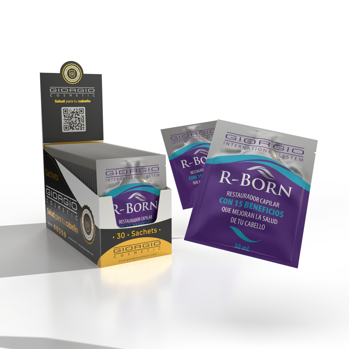 R-BORN 15 BENEFICIOS CAJA X 30 SOBRES - 30 mL