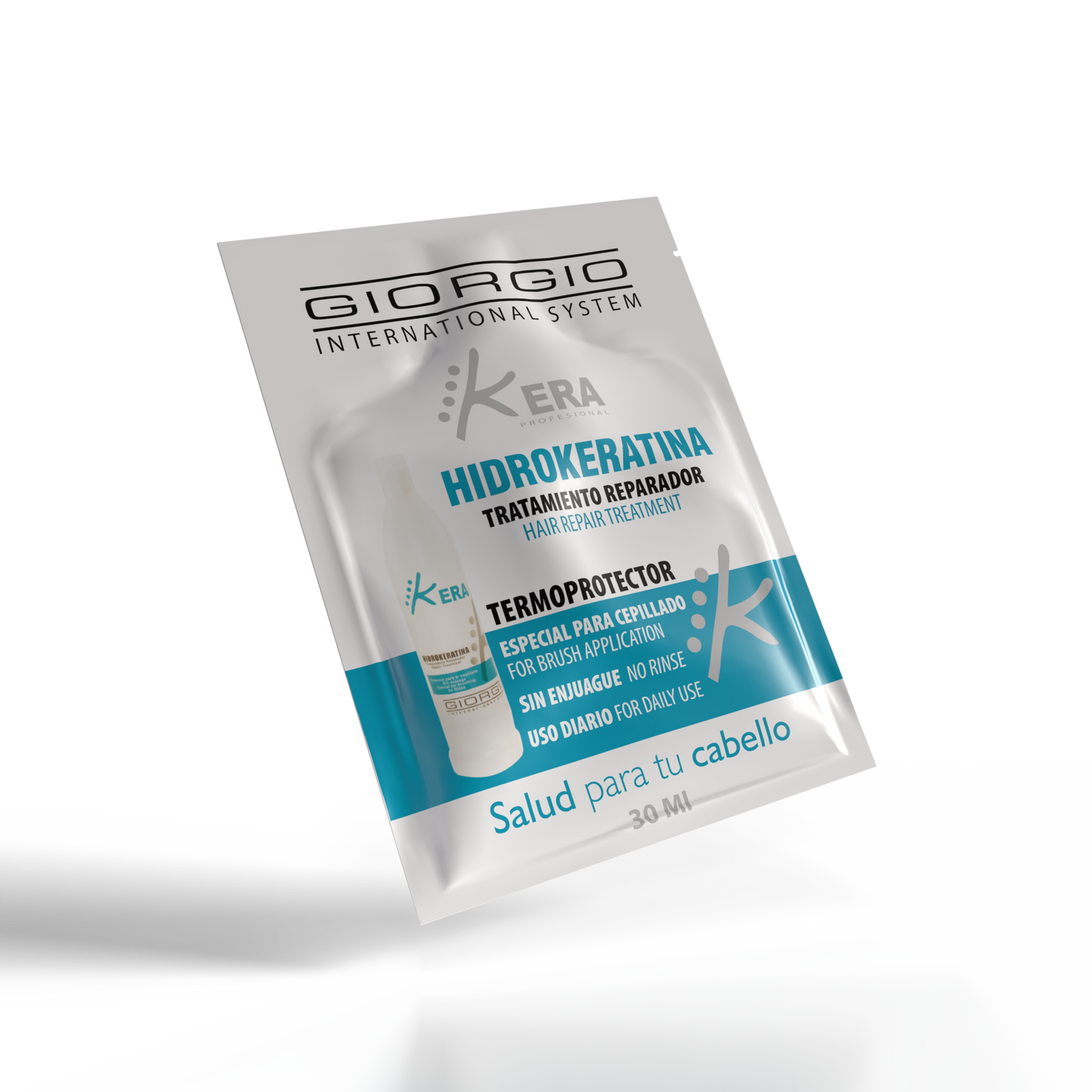 HIDROKERATINA Crema de peinar y Termoprotector x 650 mL - Caja 30 uds x 30 mL