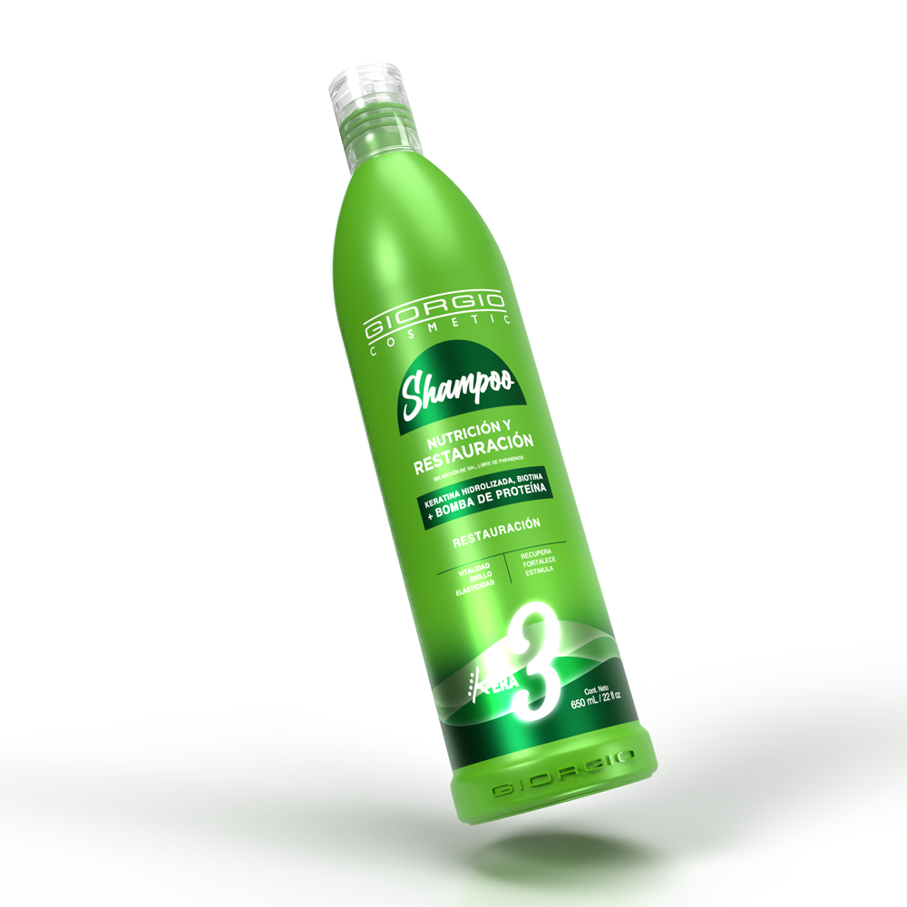KERA - Shampoo 3 x 650 mL