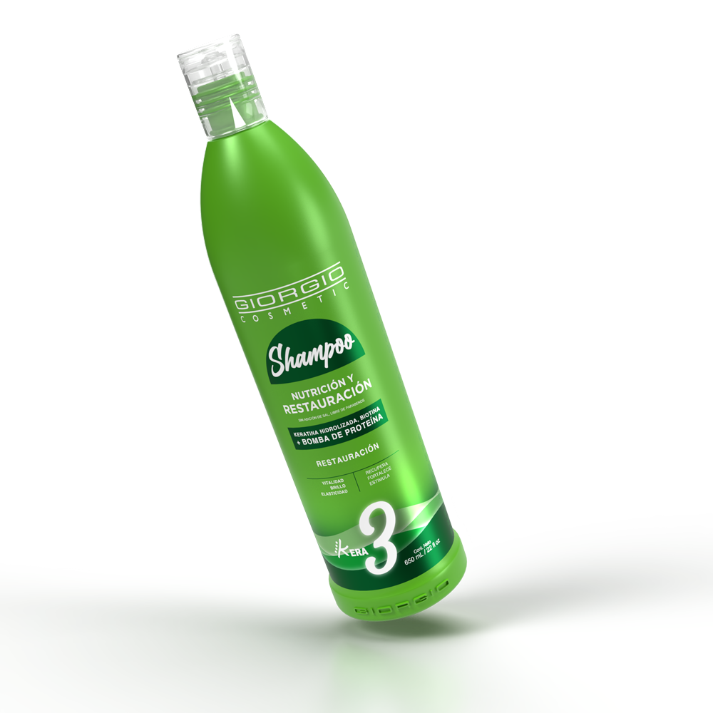 KERA - Shampoo 3 x 650 mL