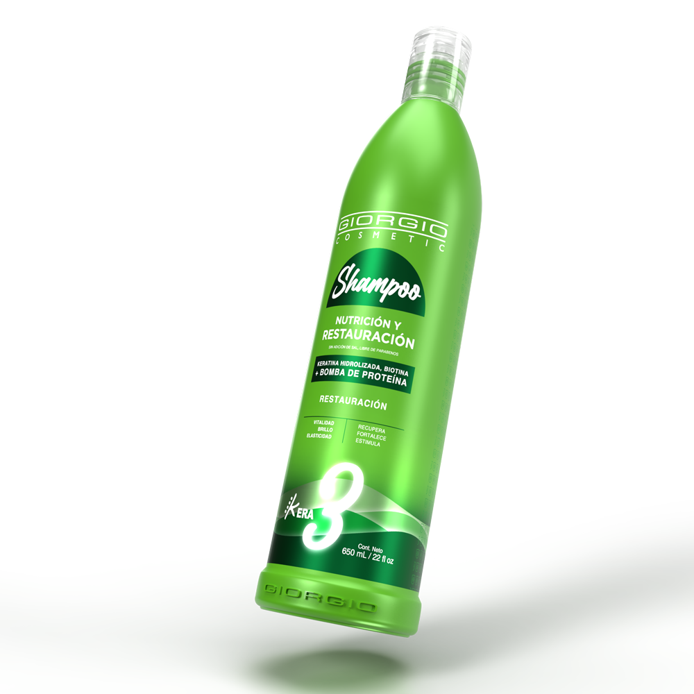 KERA - Shampoo 3 x 650 mL