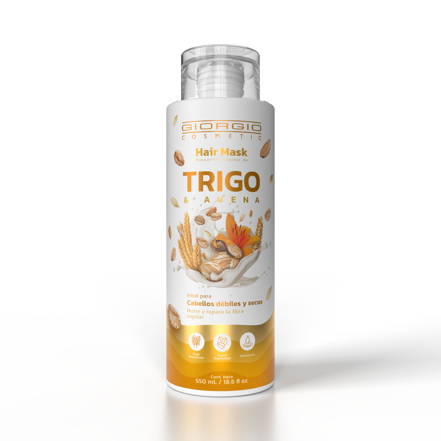 HAIR MASK DE TRIGO & AVENA X 550 mL