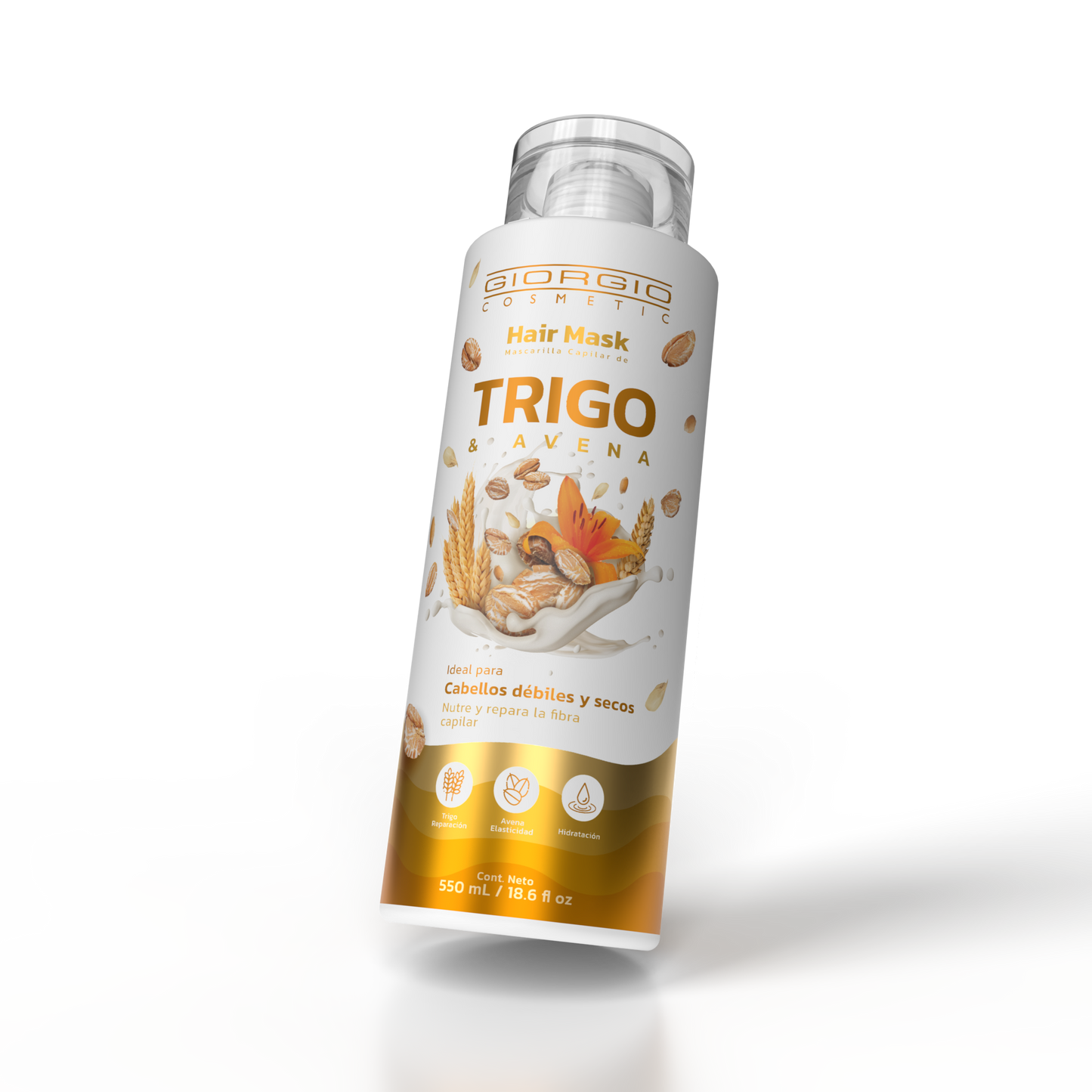 HAIR MASK DE TRIGO & AVENA X 550 mL
