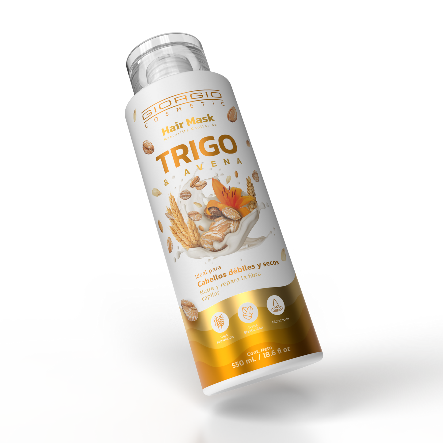 HAIR MASK DE TRIGO & AVENA X 550 mL