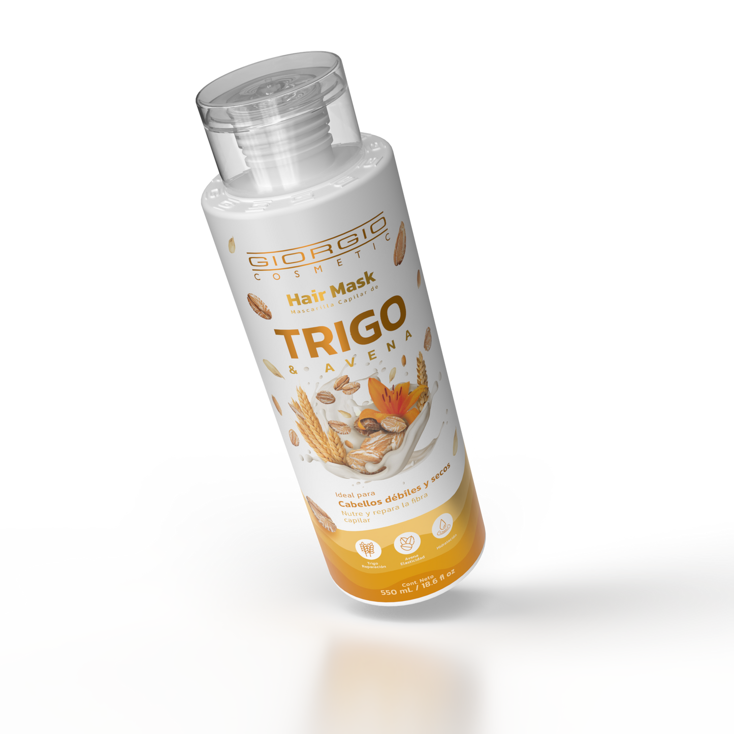 HAIR MASK DE TRIGO & AVENA X 550 mL