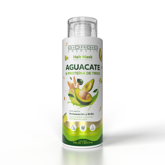 HAIR MASK DE AGUACATE & PROTEÍNA DE TRIGO X 550 mL