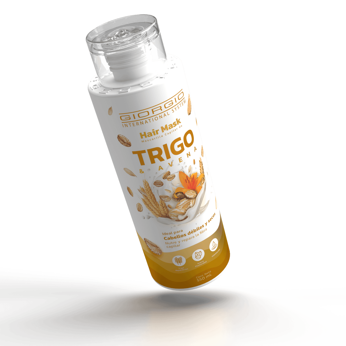 HAIR MASK DE TRIGO & AVENA X 550 mL - Giorgio Cosmetic