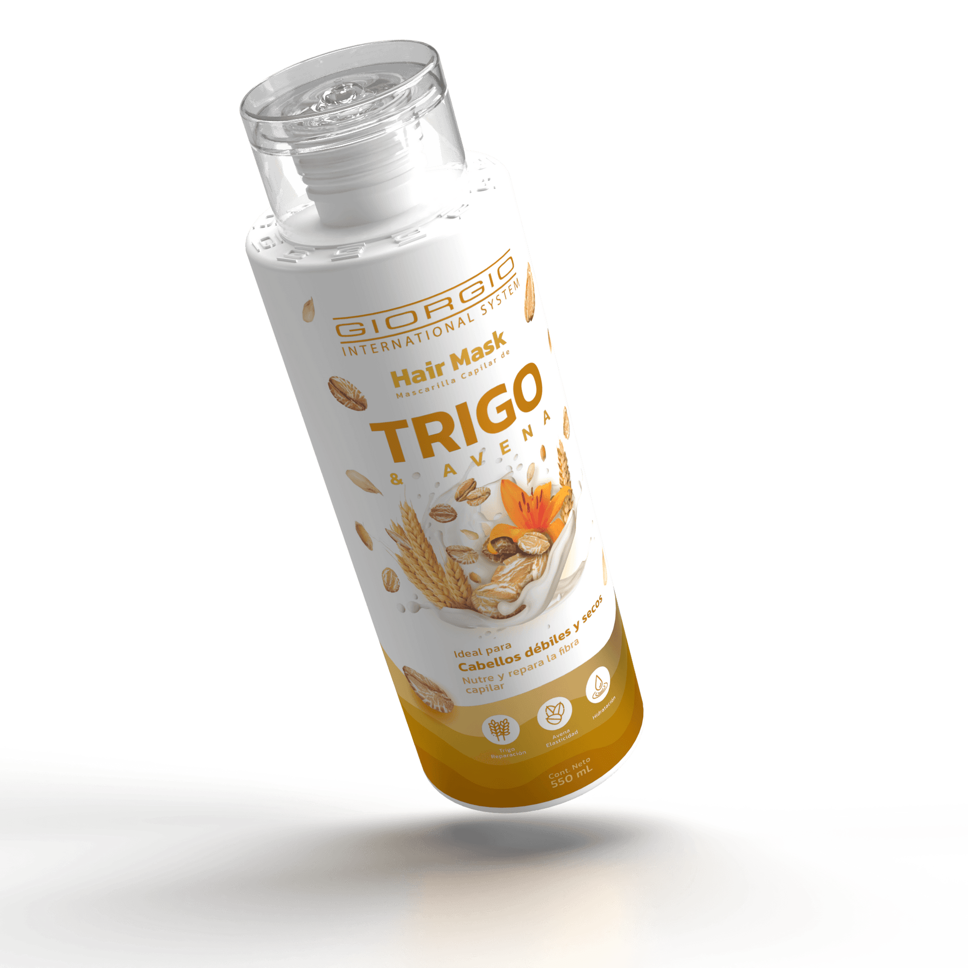 HAIR MASK DE TRIGO & AVENA X 550 mL - Giorgio Cosmetic