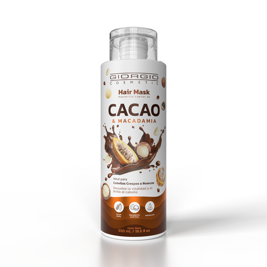 HAIR MASK DE CACAO Y MACADAMIA X 550 mL