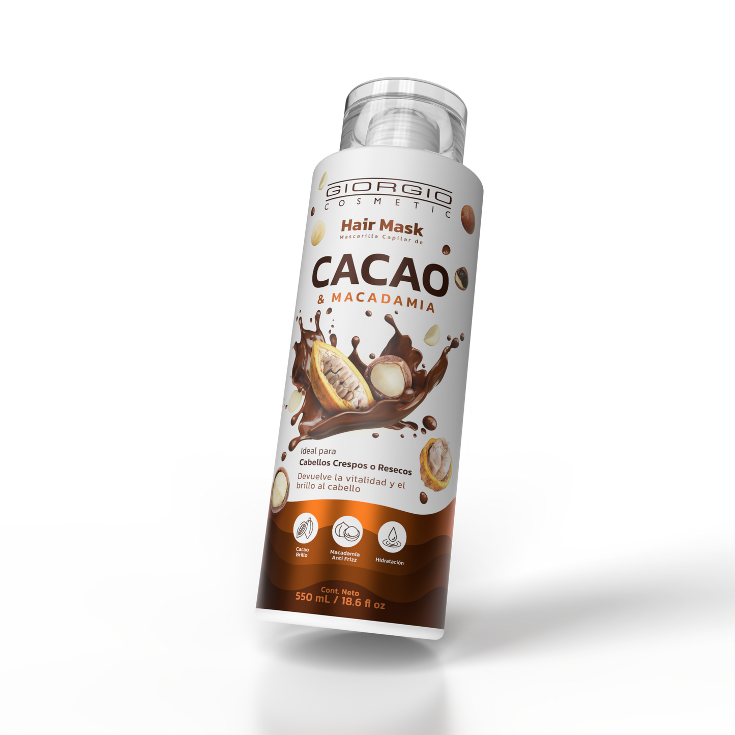 HAIR MASK DE CACAO Y MACADAMIA X 550 mL
