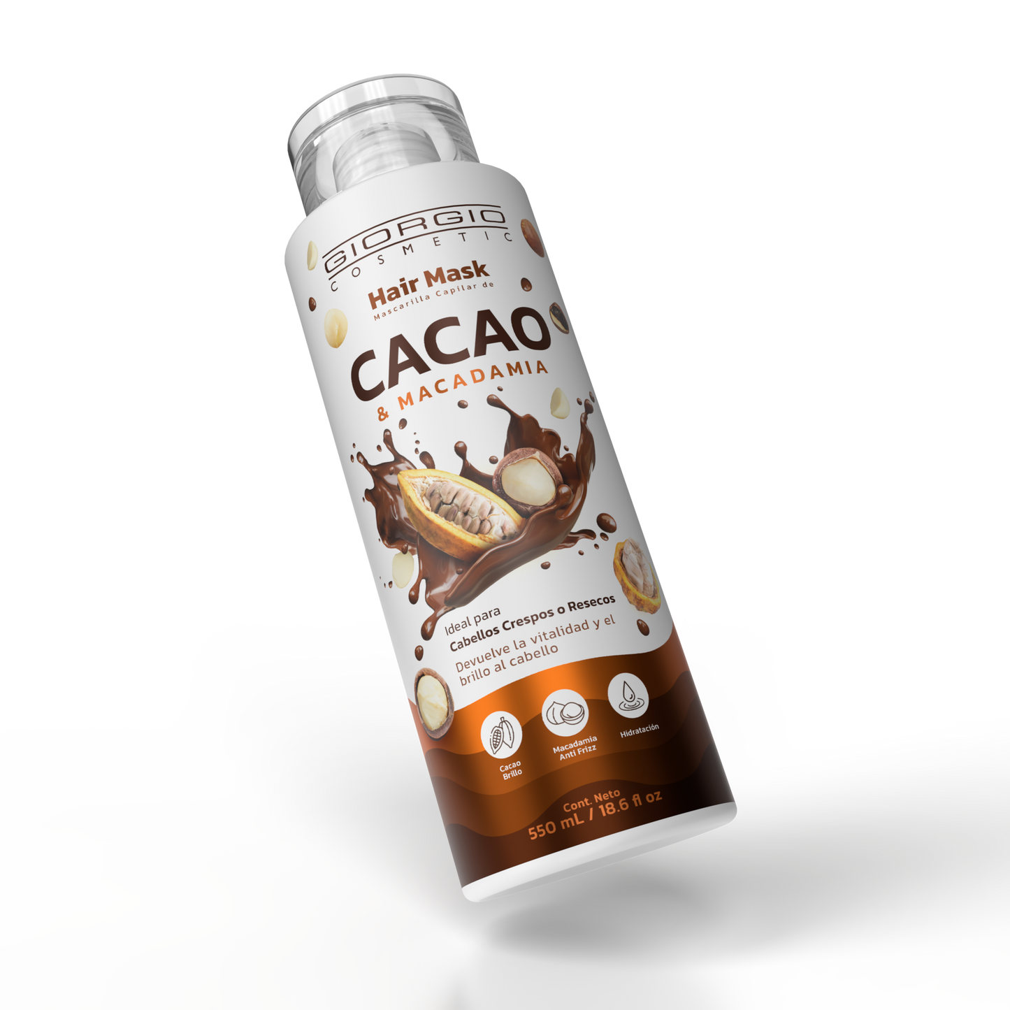 HAIR MASK DE CACAO Y MACADAMIA X 550 mL