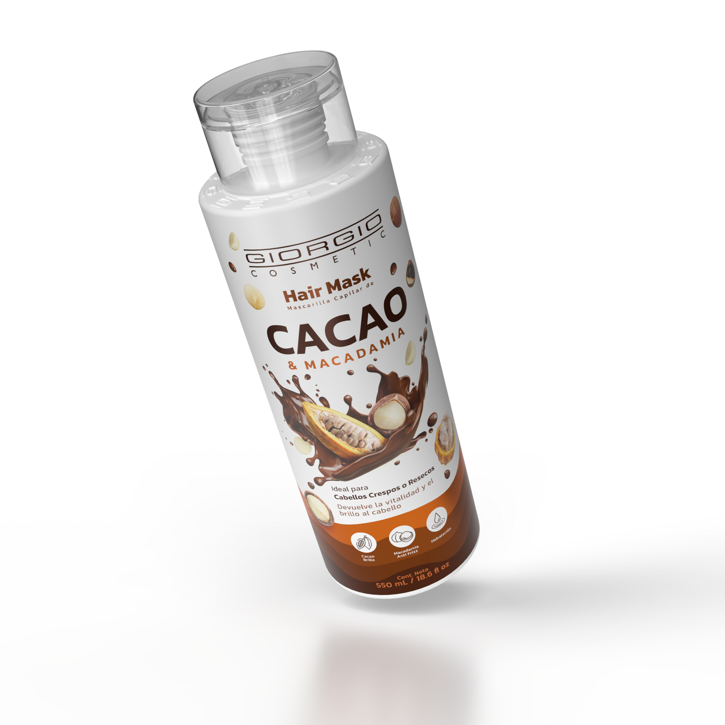 HAIR MASK DE CACAO Y MACADAMIA X 550 mL