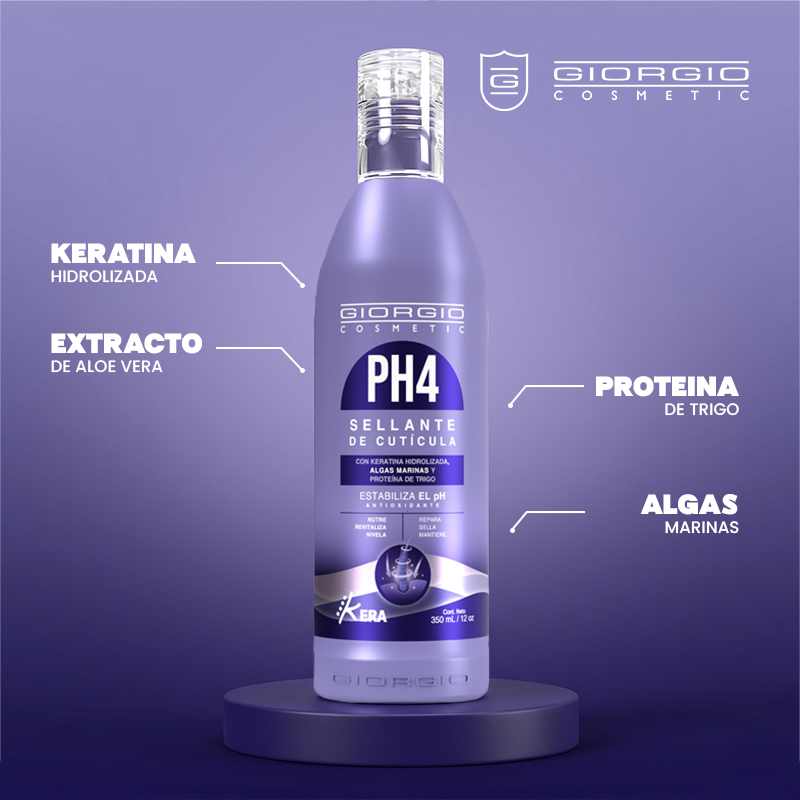 PROTEIN PH4 Tratamiento Sellante de Cutícula x 650 mL